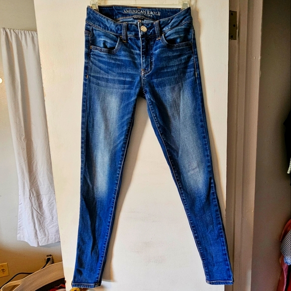 AMERICAN EAGLE Womens Skinny Jeans Jeggings - Picture 1 of 4